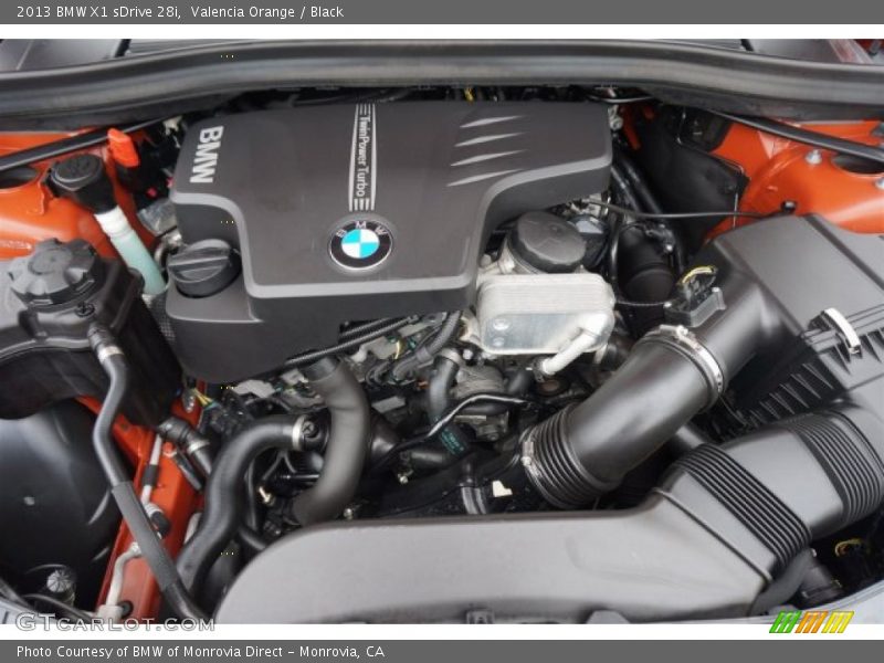 Valencia Orange / Black 2013 BMW X1 sDrive 28i