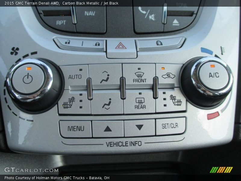 Carbon Black Metallic / Jet Black 2015 GMC Terrain Denali AWD