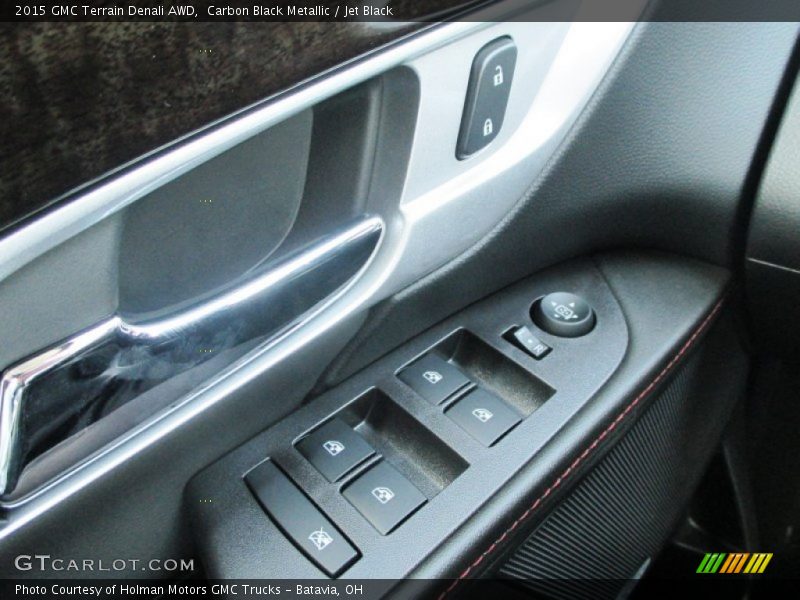 Carbon Black Metallic / Jet Black 2015 GMC Terrain Denali AWD