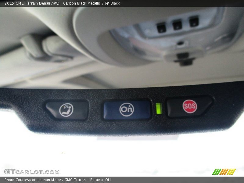 Carbon Black Metallic / Jet Black 2015 GMC Terrain Denali AWD