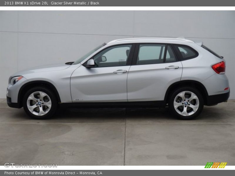 Glacier Silver Metallic / Black 2013 BMW X1 sDrive 28i