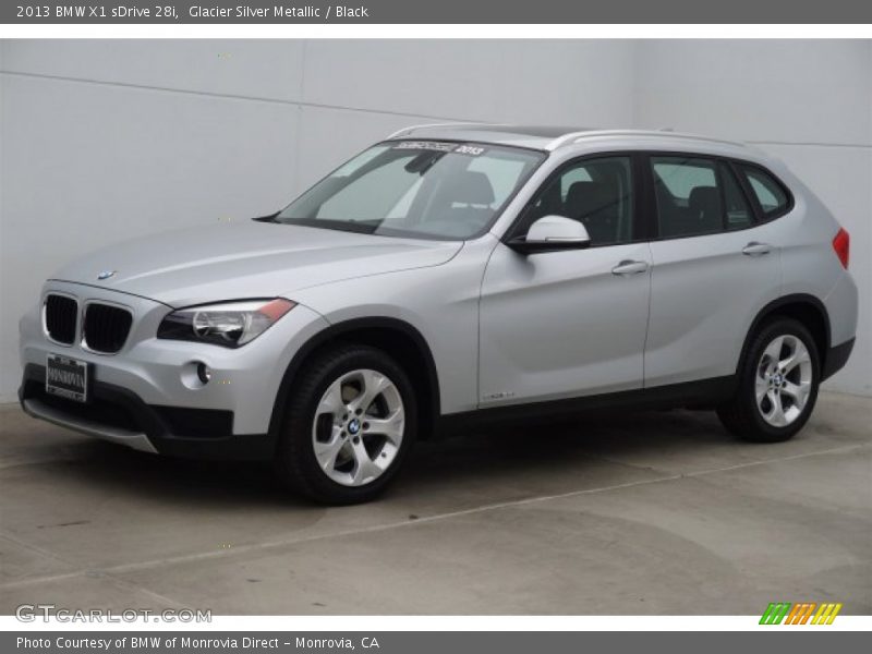 Glacier Silver Metallic / Black 2013 BMW X1 sDrive 28i