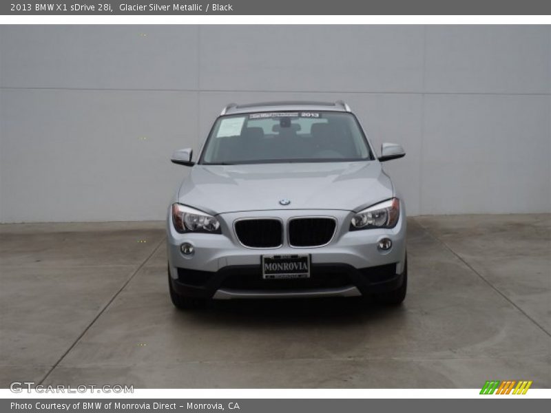 Glacier Silver Metallic / Black 2013 BMW X1 sDrive 28i