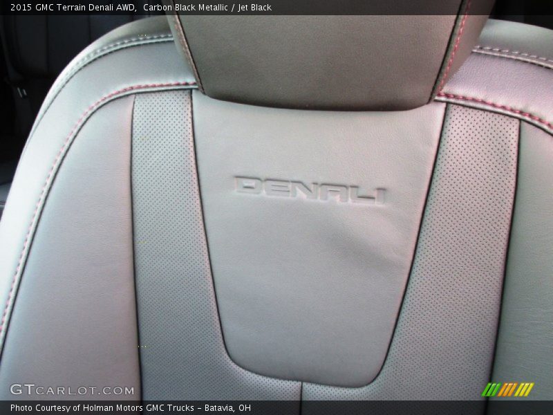 Carbon Black Metallic / Jet Black 2015 GMC Terrain Denali AWD