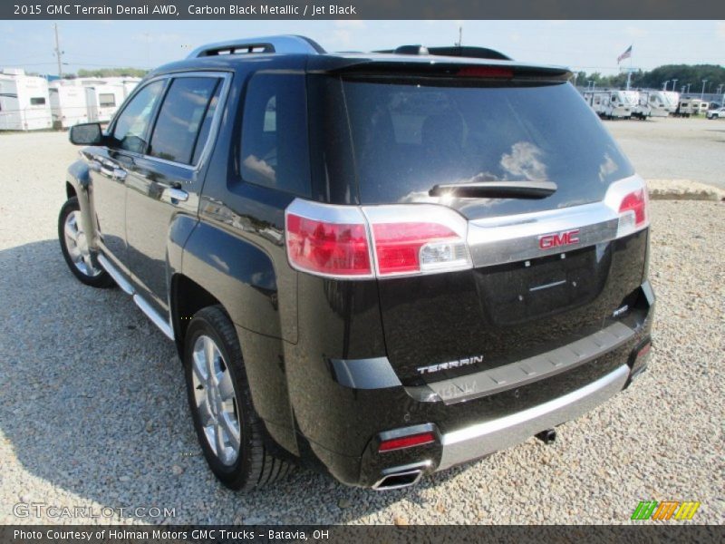 Carbon Black Metallic / Jet Black 2015 GMC Terrain Denali AWD