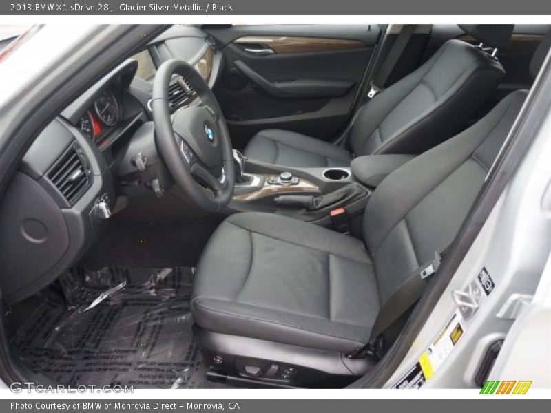 Glacier Silver Metallic / Black 2013 BMW X1 sDrive 28i