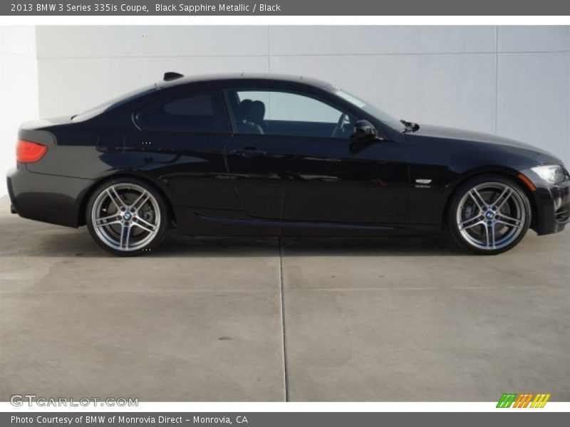 Black Sapphire Metallic / Black 2013 BMW 3 Series 335is Coupe