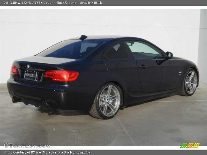 Black Sapphire Metallic / Black 2013 BMW 3 Series 335is Coupe