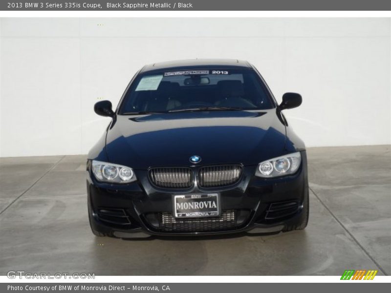 Black Sapphire Metallic / Black 2013 BMW 3 Series 335is Coupe