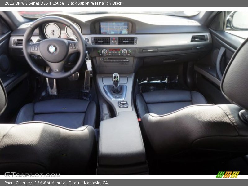Black Sapphire Metallic / Black 2013 BMW 3 Series 335is Coupe