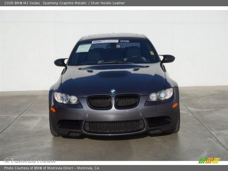 Sparkling Graphite Metallic / Silver Novillo Leather 2008 BMW M3 Sedan