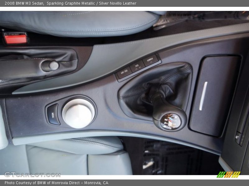 Sparkling Graphite Metallic / Silver Novillo Leather 2008 BMW M3 Sedan