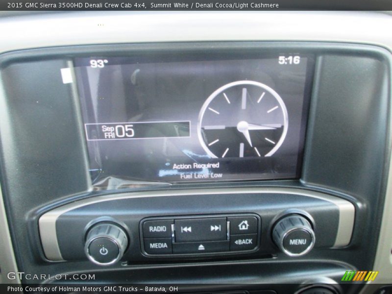 Summit White / Denali Cocoa/Light Cashmere 2015 GMC Sierra 3500HD Denali Crew Cab 4x4