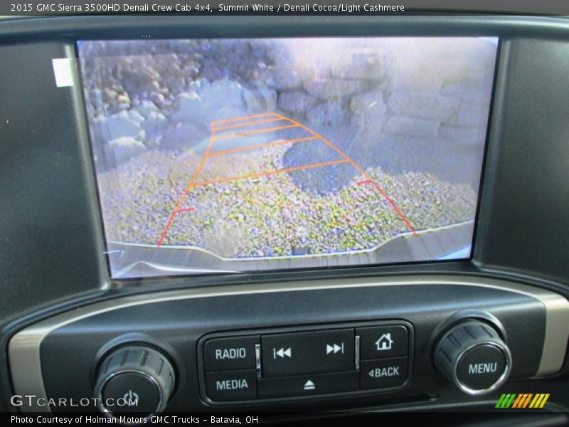 Summit White / Denali Cocoa/Light Cashmere 2015 GMC Sierra 3500HD Denali Crew Cab 4x4