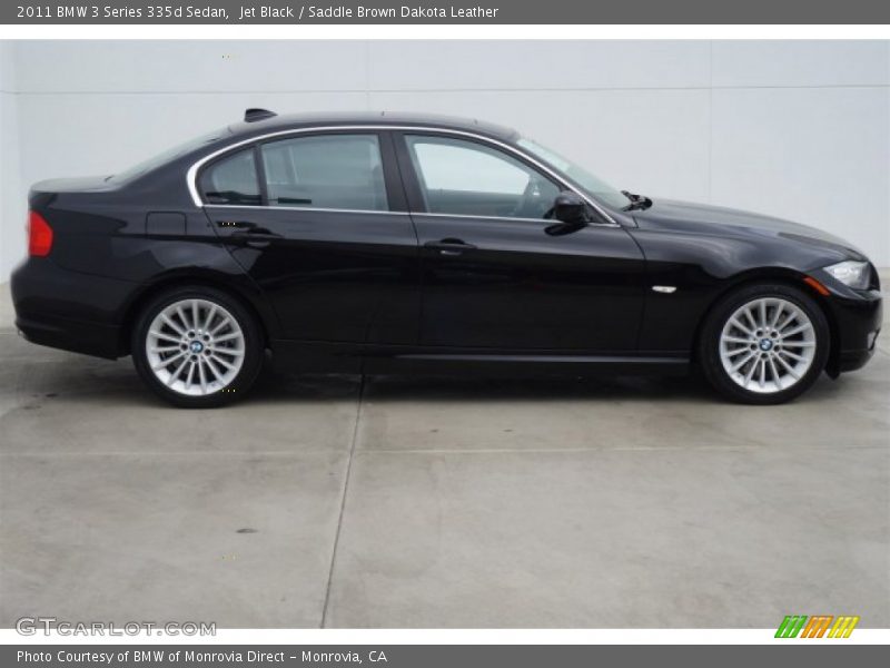 Jet Black / Saddle Brown Dakota Leather 2011 BMW 3 Series 335d Sedan