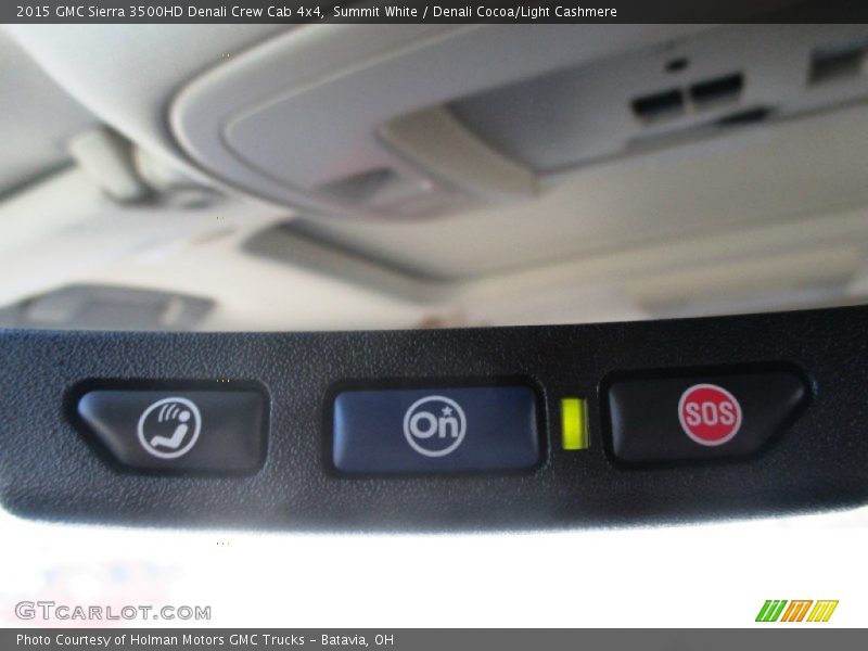 Summit White / Denali Cocoa/Light Cashmere 2015 GMC Sierra 3500HD Denali Crew Cab 4x4