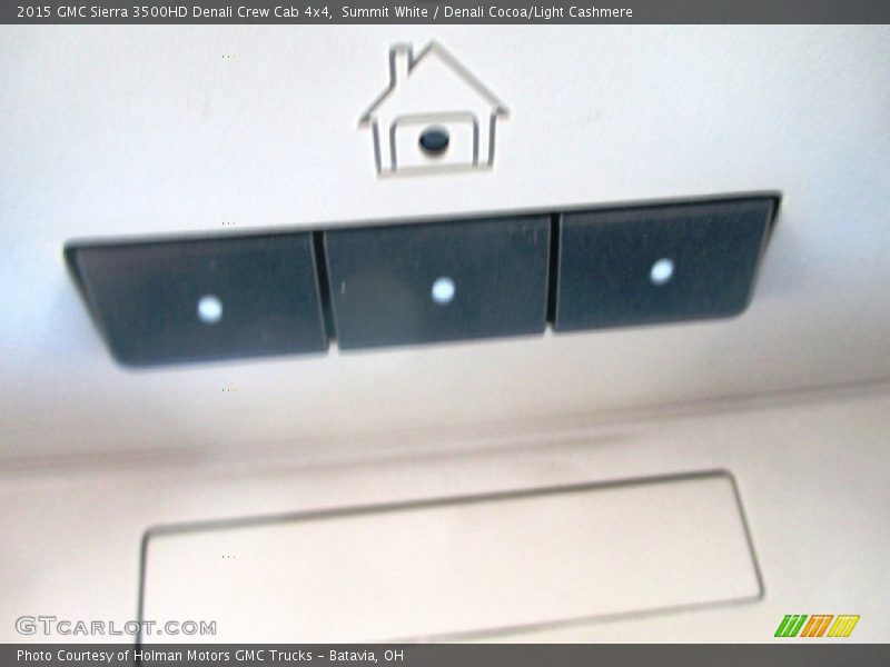 Summit White / Denali Cocoa/Light Cashmere 2015 GMC Sierra 3500HD Denali Crew Cab 4x4