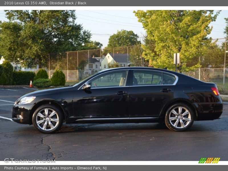 Obsidian Black / Black 2010 Lexus GS 350 AWD