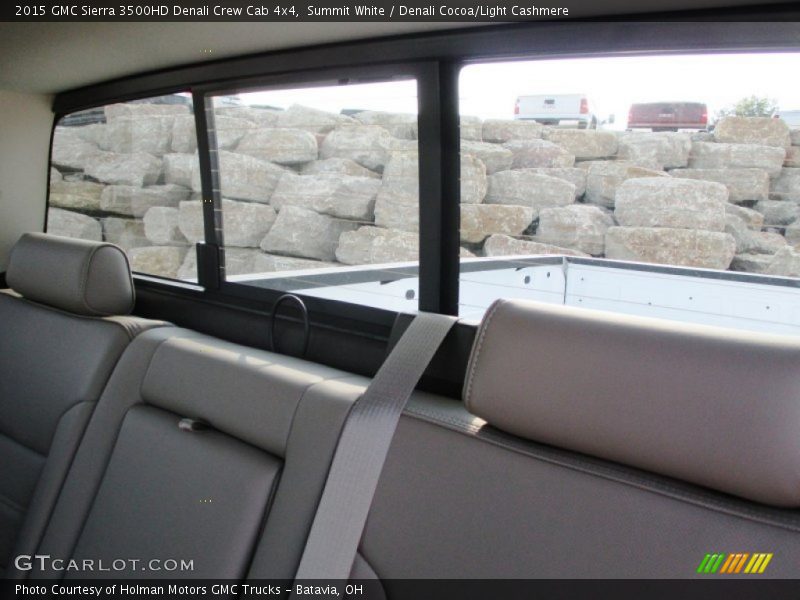 Summit White / Denali Cocoa/Light Cashmere 2015 GMC Sierra 3500HD Denali Crew Cab 4x4