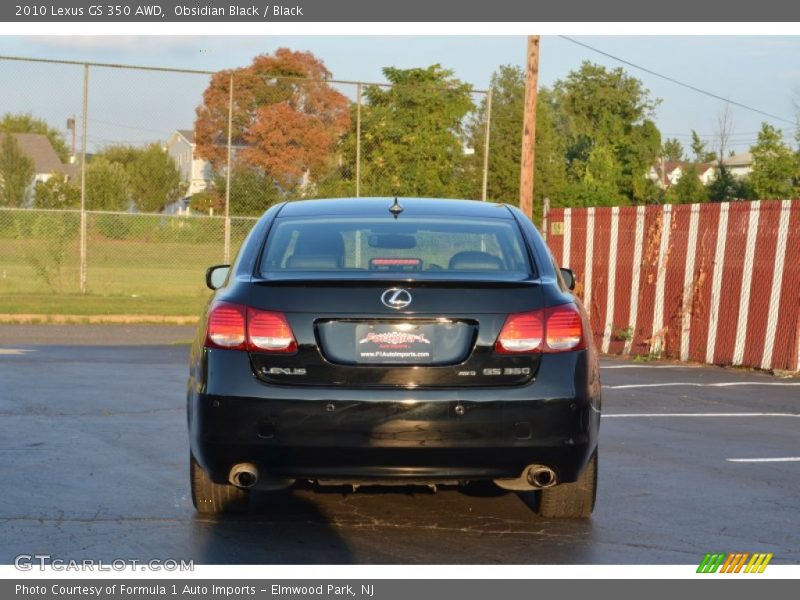 Obsidian Black / Black 2010 Lexus GS 350 AWD