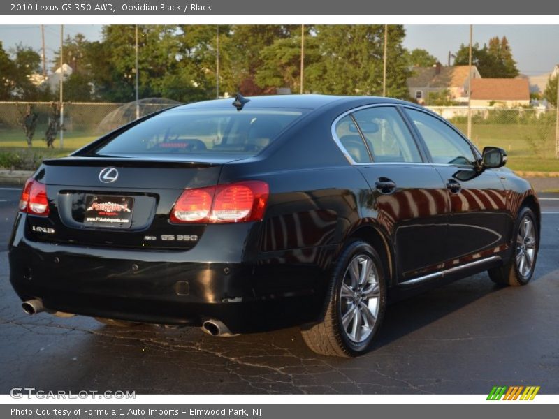 Obsidian Black / Black 2010 Lexus GS 350 AWD