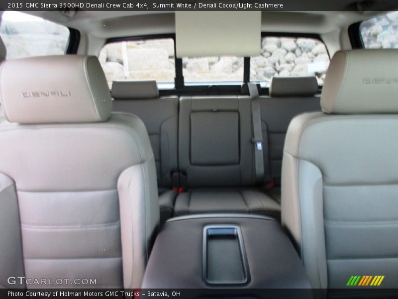 Summit White / Denali Cocoa/Light Cashmere 2015 GMC Sierra 3500HD Denali Crew Cab 4x4