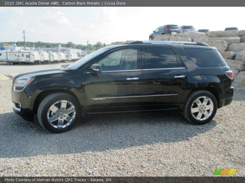 Carbon Black Metallic / Cocoa Dune 2015 GMC Acadia Denali AWD
