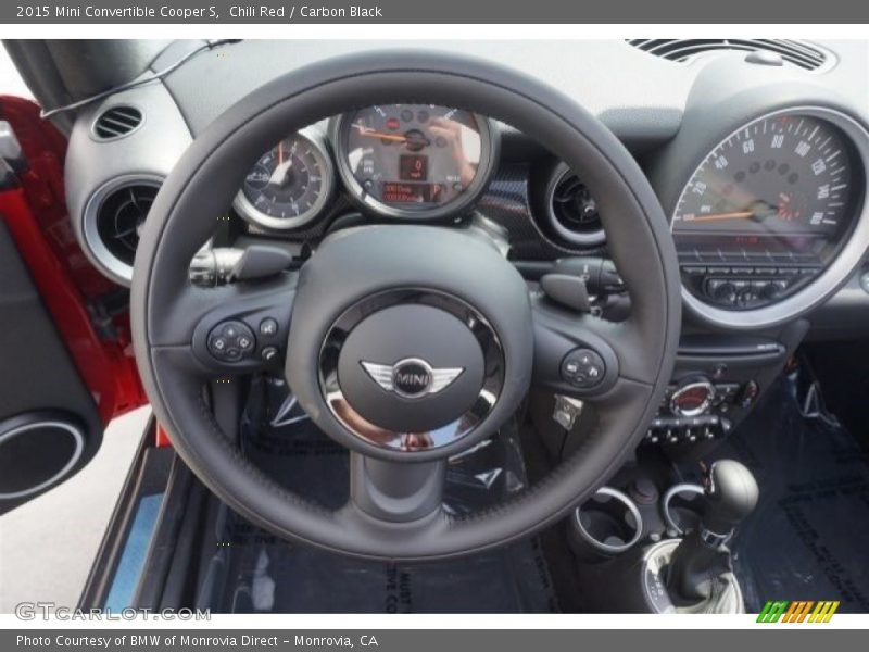 Chili Red / Carbon Black 2015 Mini Convertible Cooper S