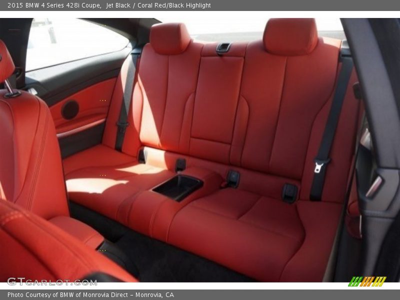Rear Seat of 2015 4 Series 428i Coupe