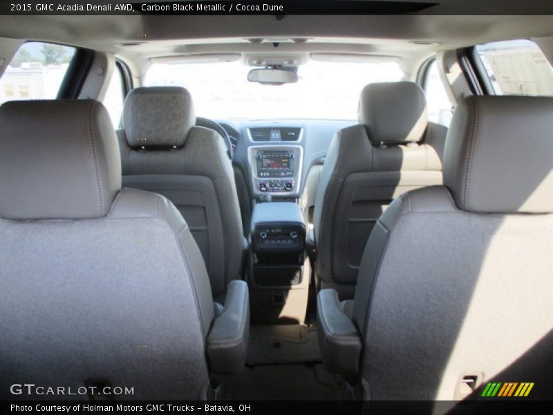 Carbon Black Metallic / Cocoa Dune 2015 GMC Acadia Denali AWD