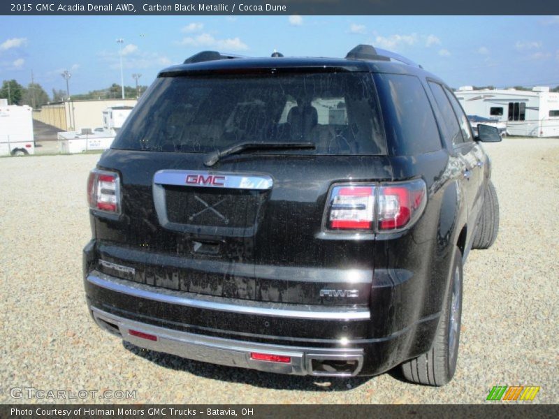 Carbon Black Metallic / Cocoa Dune 2015 GMC Acadia Denali AWD