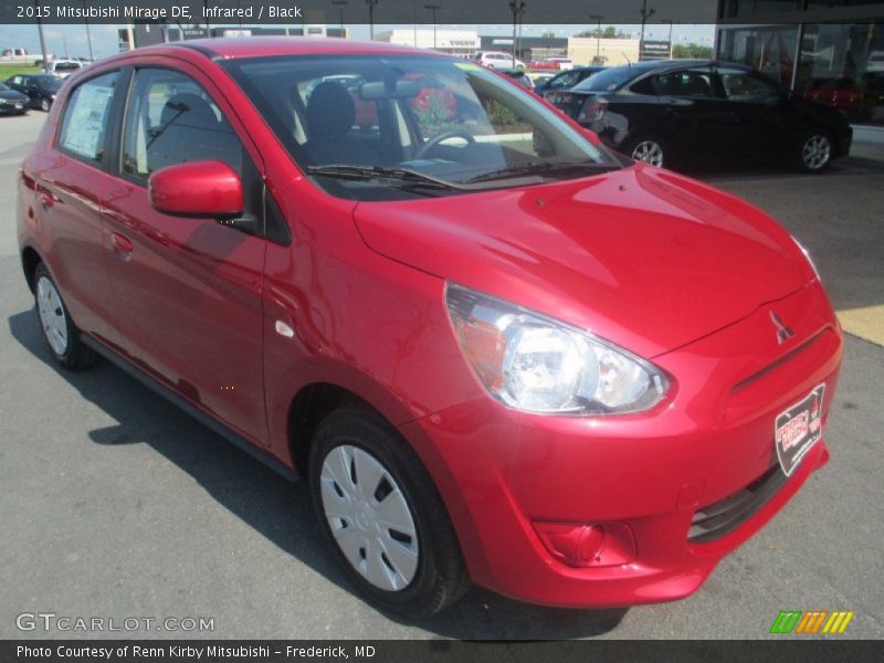Infrared / Black 2015 Mitsubishi Mirage DE