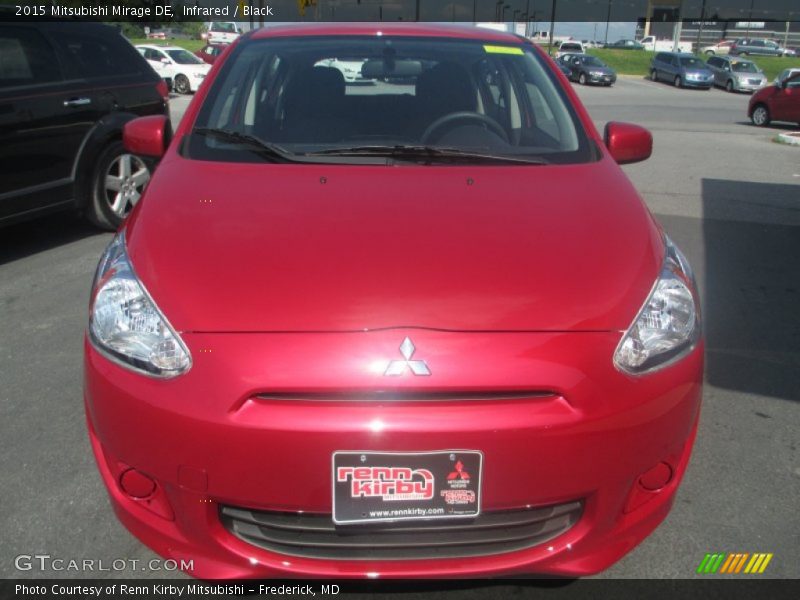 Infrared / Black 2015 Mitsubishi Mirage DE