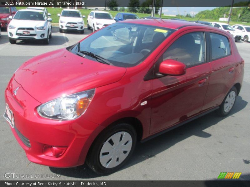 Infrared / Black 2015 Mitsubishi Mirage DE