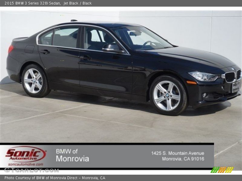 Jet Black / Black 2015 BMW 3 Series 328i Sedan
