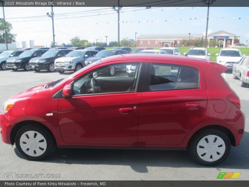 Infrared / Black 2015 Mitsubishi Mirage DE