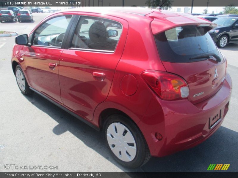 Infrared / Black 2015 Mitsubishi Mirage DE