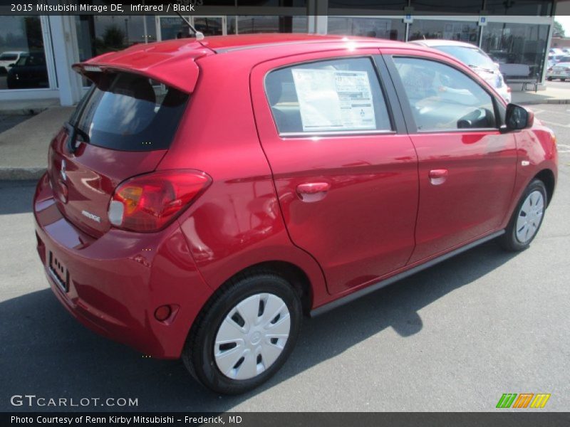 Infrared / Black 2015 Mitsubishi Mirage DE