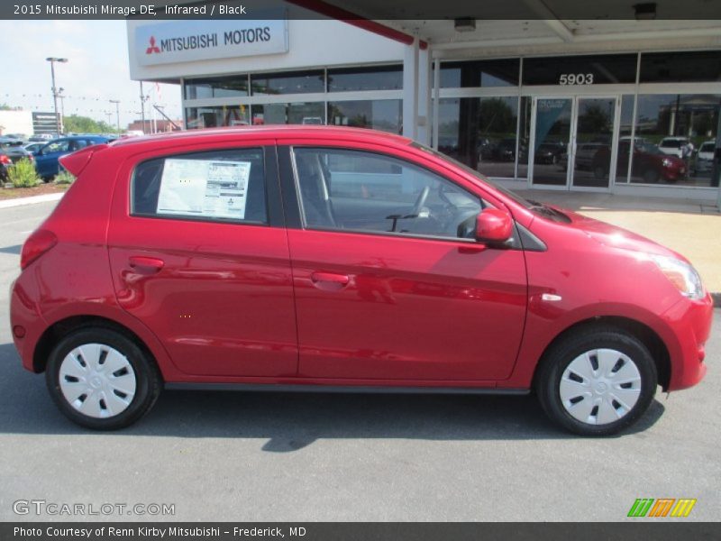 Infrared / Black 2015 Mitsubishi Mirage DE