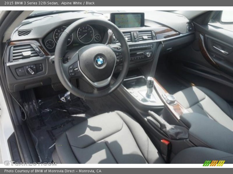Alpine White / Black 2015 BMW 3 Series 328i Sedan