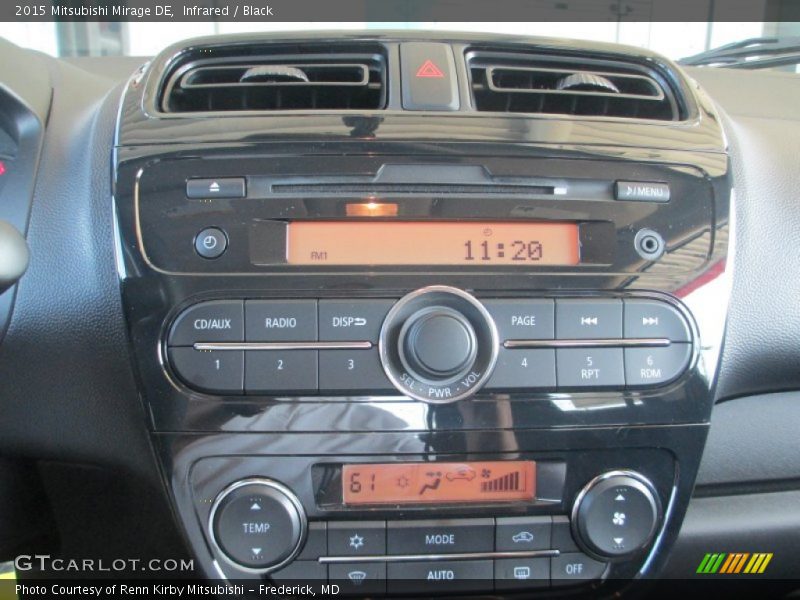 Infrared / Black 2015 Mitsubishi Mirage DE