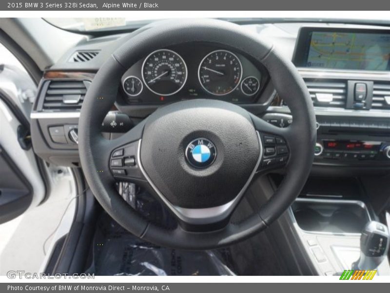 Alpine White / Black 2015 BMW 3 Series 328i Sedan