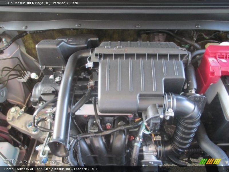 Infrared / Black 2015 Mitsubishi Mirage DE