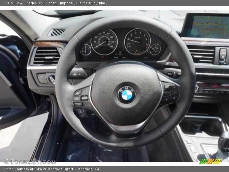 Imperial Blue Metallic / Black 2015 BMW 3 Series 328i Sedan