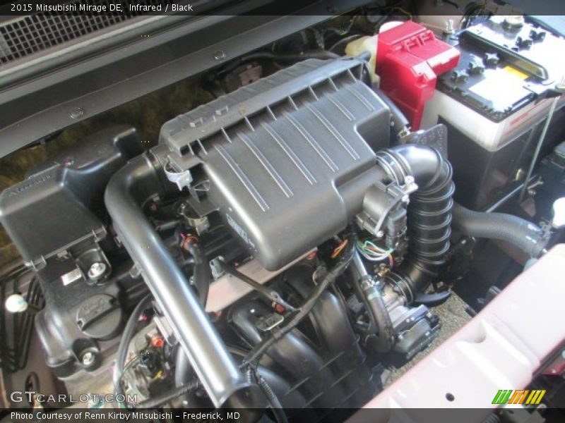 Infrared / Black 2015 Mitsubishi Mirage DE