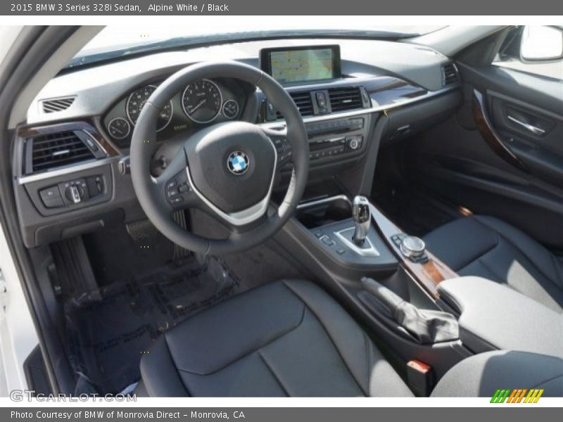 Alpine White / Black 2015 BMW 3 Series 328i Sedan