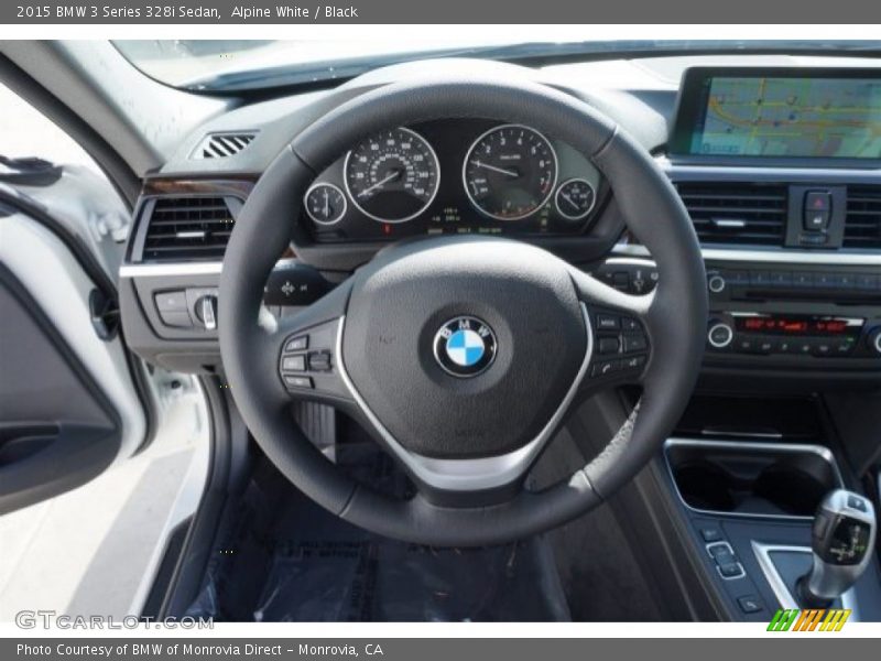 Alpine White / Black 2015 BMW 3 Series 328i Sedan