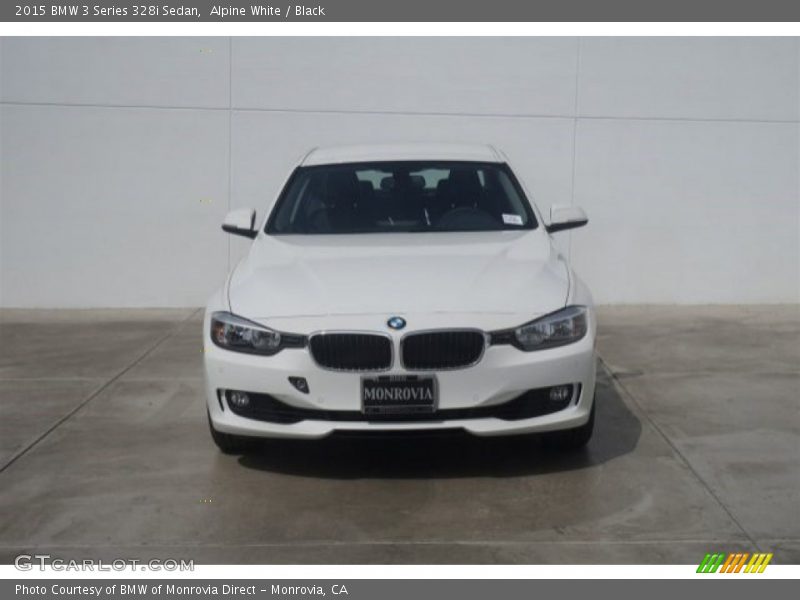 Alpine White / Black 2015 BMW 3 Series 328i Sedan