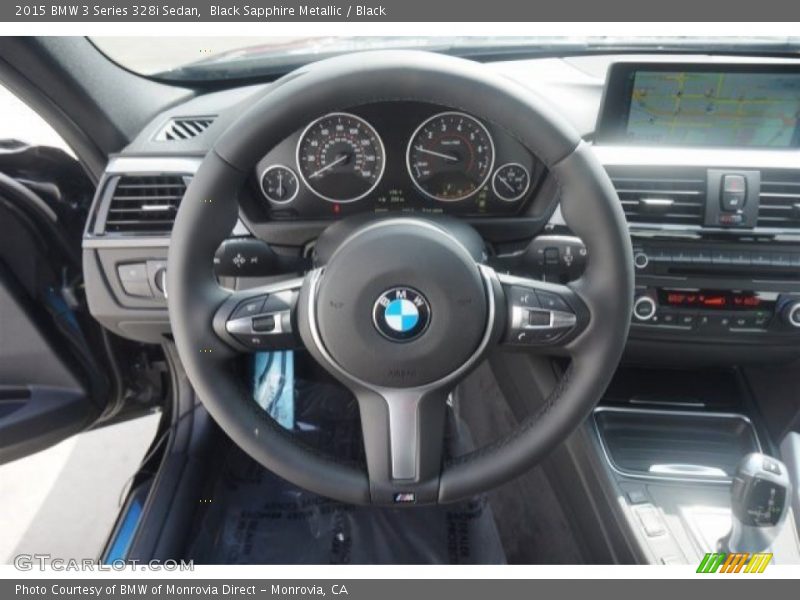 Black Sapphire Metallic / Black 2015 BMW 3 Series 328i Sedan