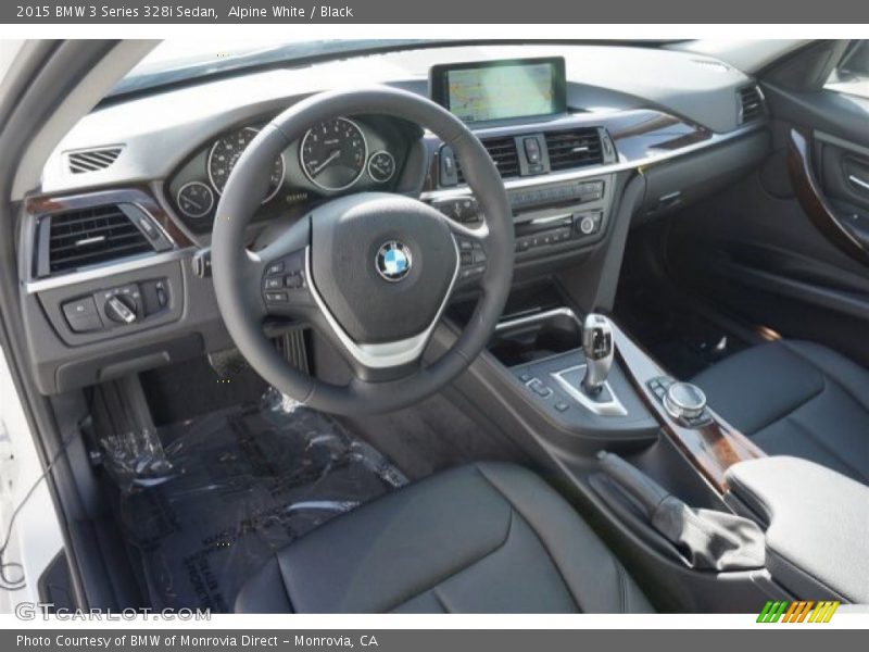Alpine White / Black 2015 BMW 3 Series 328i Sedan